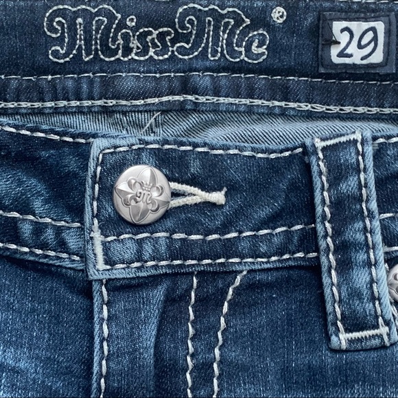 Miss Me Signature Boot Cut Denim Jeans Size 29 - Picture 10 of 13